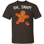 Oh Snap Gingerbread Man T-Shirt CustomCat