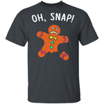 Oh Snap Gingerbread Man T-Shirt CustomCat