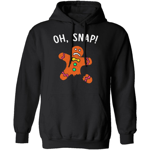 Oh Snap Gingerbread Man T-Shirt CustomCat