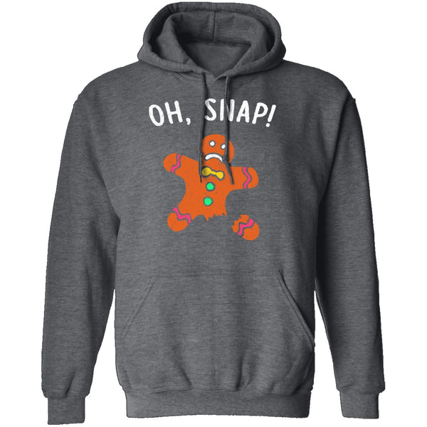 Oh Snap Gingerbread Man T-Shirt CustomCat