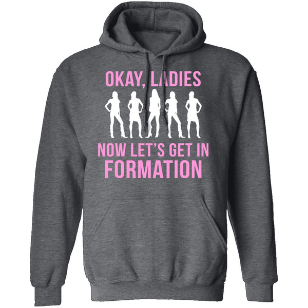Okay, Ladies Now Lets Get In Formation T-Shirt CustomCat