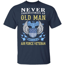 Old Man Veteran Air Force T-Shirt