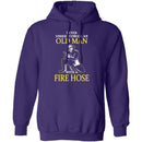 Old Man With A Fire Hose T-Shirt CustomCat