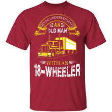 Old Man With An 18-Wheeler T-Shirt