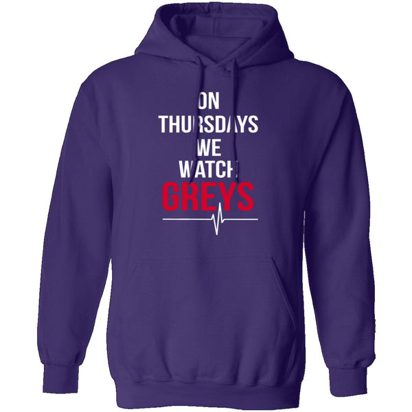On Thursdays We Watch Grey's T-Shirt CustomCat