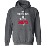 On Thursdays We Watch Grey's T-Shirt CustomCat