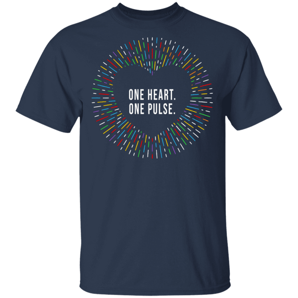 One Heart. One Pulse. T-Shirt CustomCat