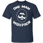 One Man Wolfpack T-Shirt CustomCat