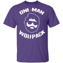 One Man Wolfpack T-Shirt CustomCat