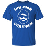 One Man Wolfpack T-Shirt CustomCat