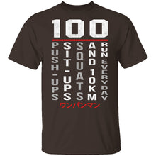 One Punch Man Regimen T-Shirt