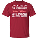 Only 2% of the World Has Red Hair T-Shirt CustomCat