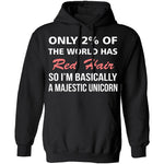 Only 2% of the World Has Red Hair T-Shirt CustomCat