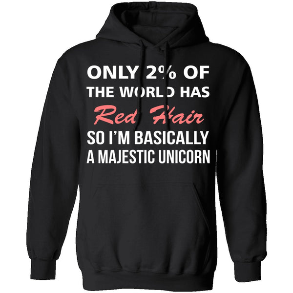 Only 2% of the World Has Red Hair T-Shirt CustomCat