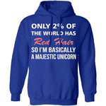 Only 2% of the World Has Red Hair T-Shirt CustomCat