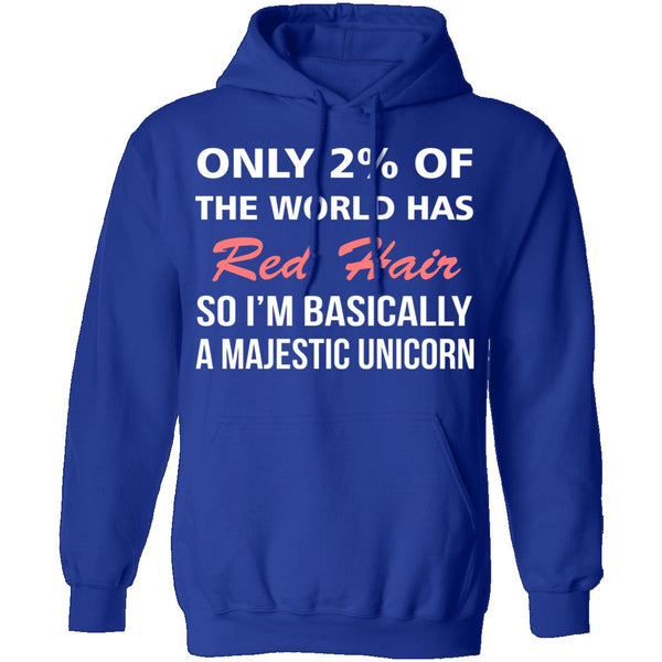 Only 2% of the World Has Red Hair T-Shirt CustomCat