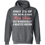 Only 2% of the World Has Red Hair T-Shirt CustomCat