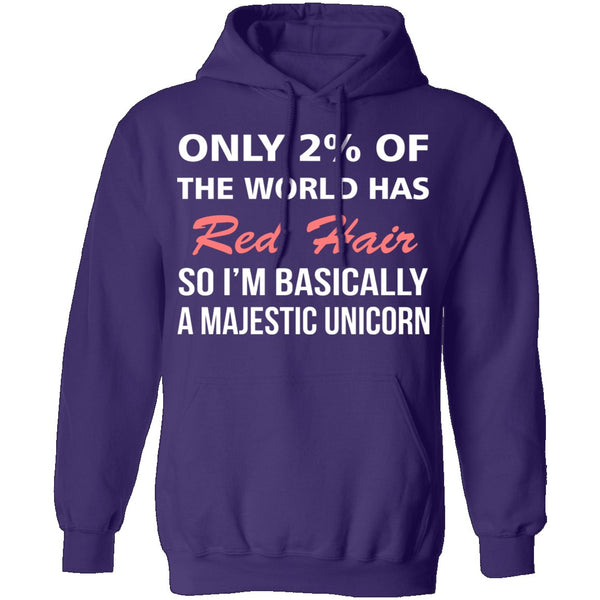 Only 2% of the World Has Red Hair T-Shirt CustomCat