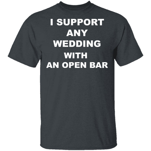 Open Bar Support T-Shirt CustomCat
