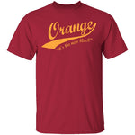 Orange It's The New Black T-Shirt CustomCat
