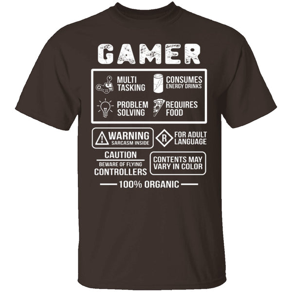 Organic Gamer T-Shirt CustomCat