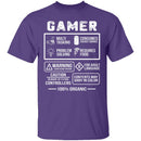 Organic Gamer T-Shirt CustomCat