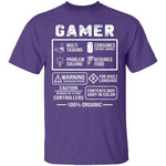 Organic Gamer T-Shirt CustomCat