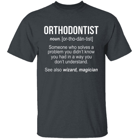 Orthodontist Definition T-Shirt CustomCat