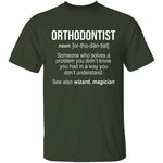 Orthodontist Definition T-Shirt CustomCat