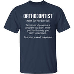 Orthodontist Definition T-Shirt CustomCat