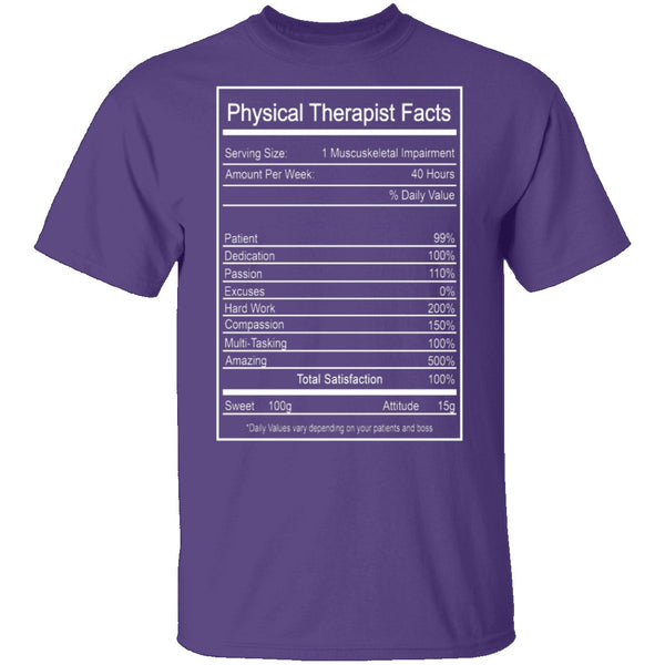 PT Facts T-Shirt CustomCat