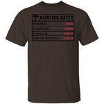 Painting Rates T-Shirt CustomCat