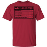 Painting Rates T-Shirt CustomCat