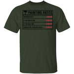 Painting Rates T-Shirt CustomCat