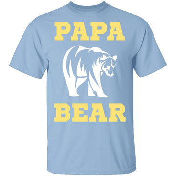 Papa Bear T-Shirt CustomCat
