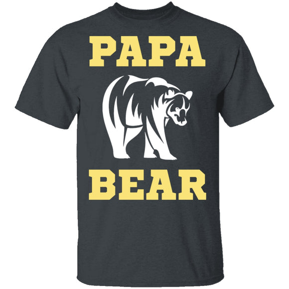 Papa Bear T-Shirt CustomCat