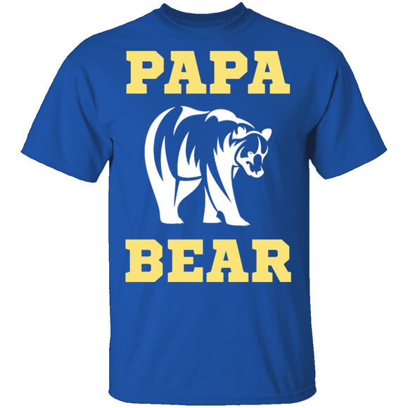 Papa Bear T-Shirt CustomCat