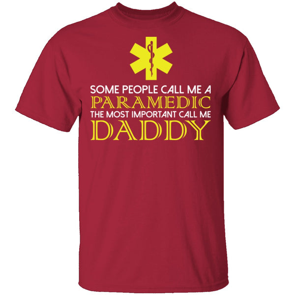 Paramedic Daddy T-Shirt CustomCat