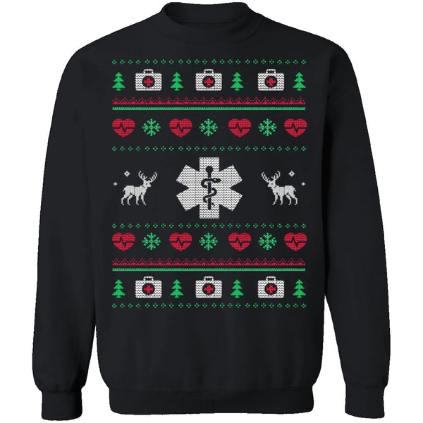 Paramedic Ugly Christmas Sweater CustomCat