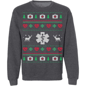 Paramedic Ugly Christmas Sweater CustomCat