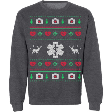Paramedic Ugly Christmas Sweater CustomCat