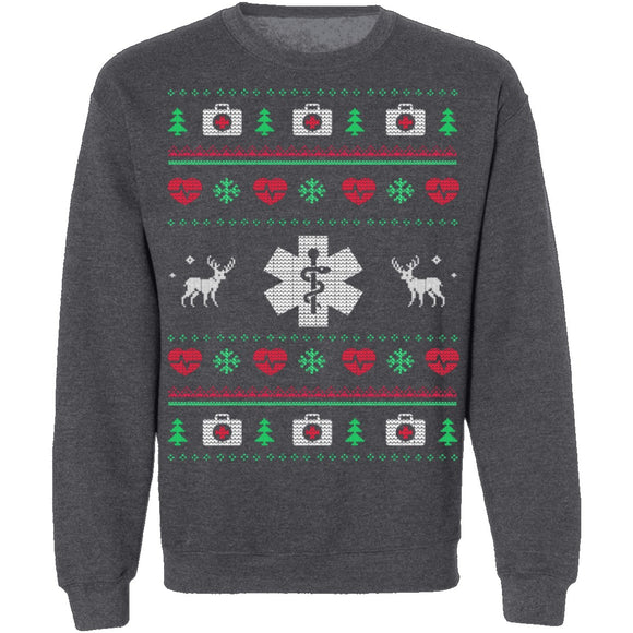 Paramedic Ugly Christmas Sweater CustomCat