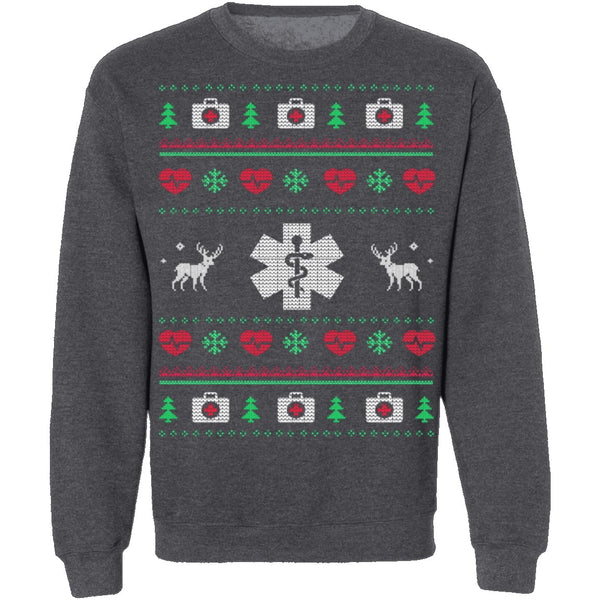 Paramedic Ugly Christmas Sweater CustomCat