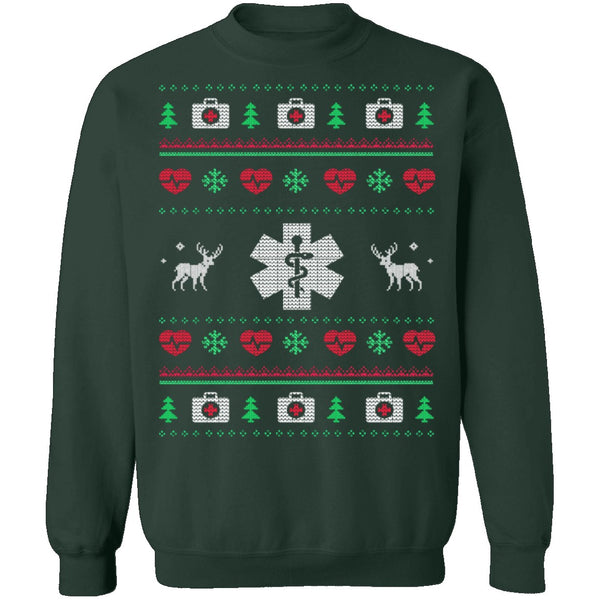 Paramedic Ugly Christmas Sweater CustomCat