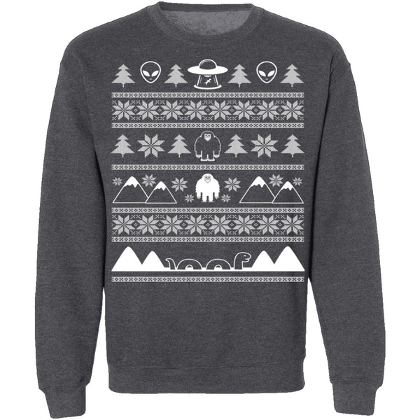 Paranormal Ugly Christmas Sweater CustomCat