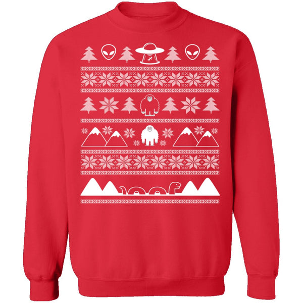 Paranormal Ugly Christmas Sweater CustomCat