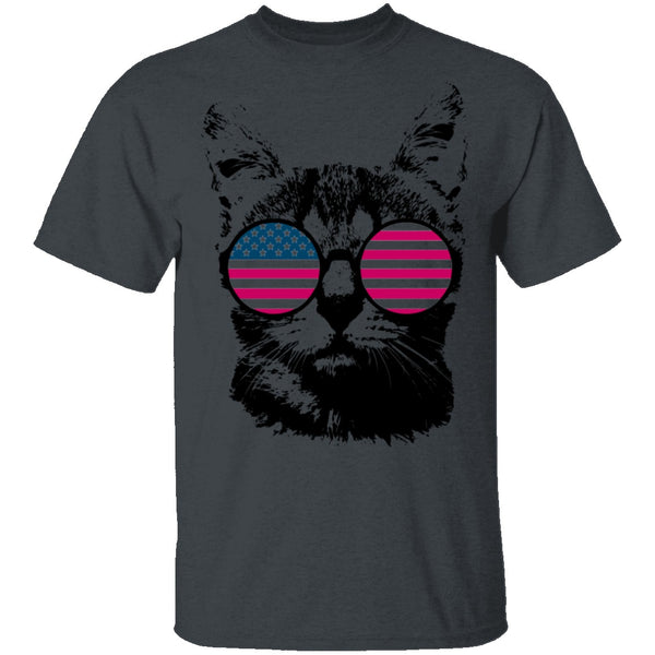 Patriotic Cat T-Shirt CustomCat