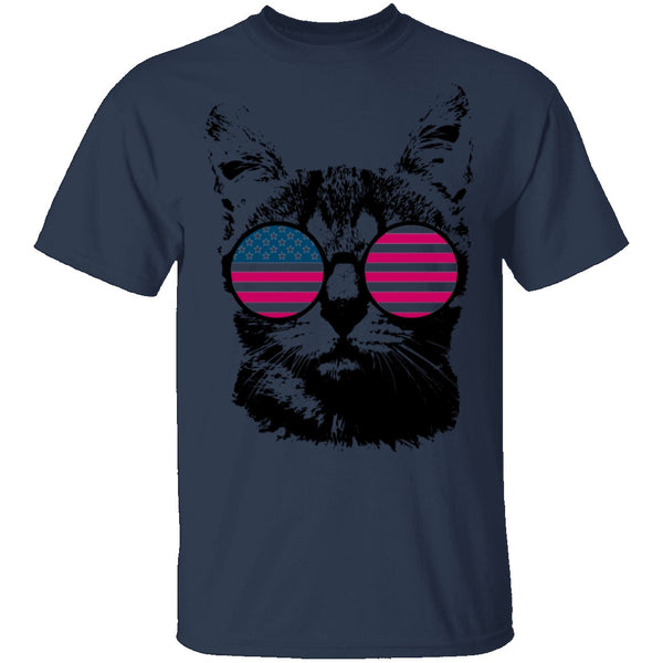 Patriotic Cat T-Shirt CustomCat