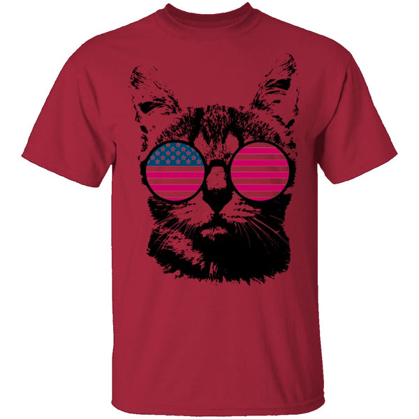 Patriotic Cat T-Shirt CustomCat