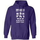 Patrolled By Crazy Goat Lady T-Shirt CustomCat